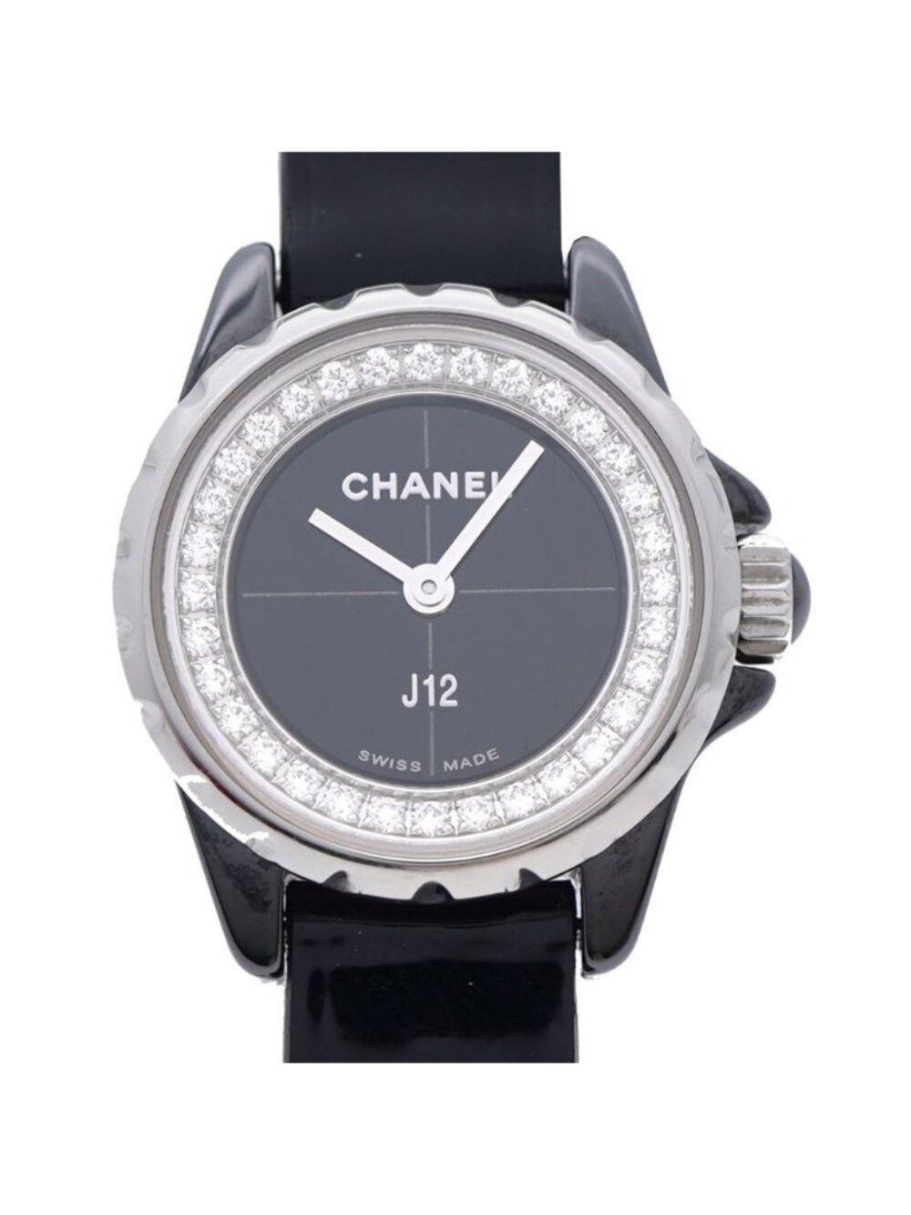 Chanel Diamond Bezel with Globe Limited Quartz Watch Ceramic